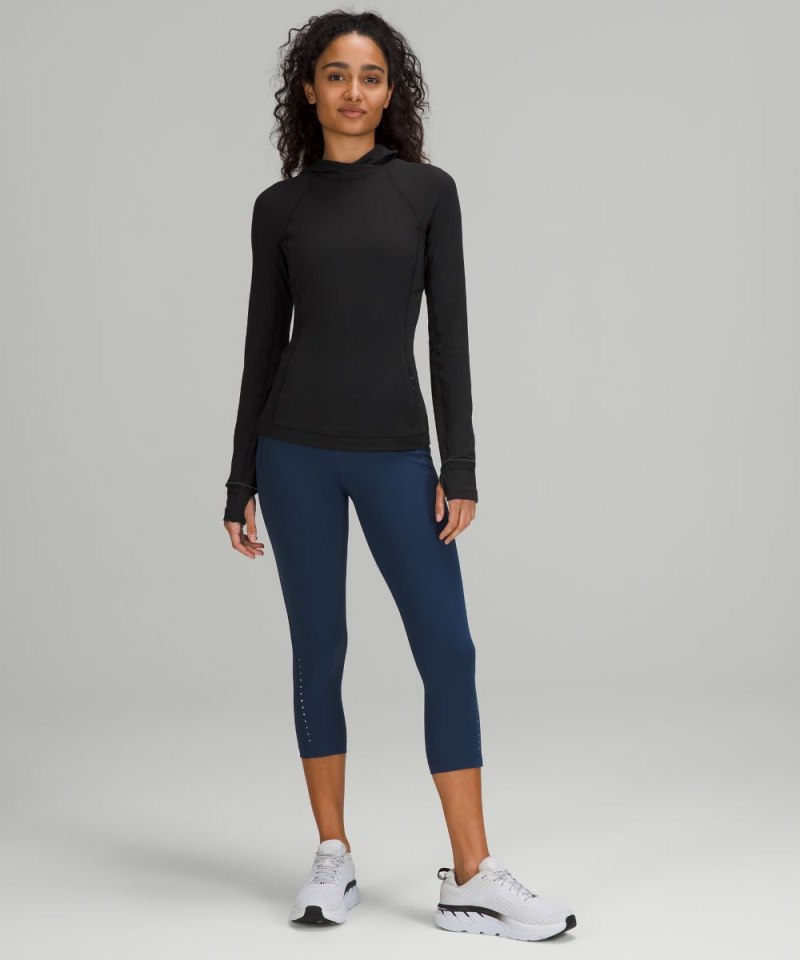 Lululemon It's Rulu Long-Sleeve Hoodie Black Online Outlet Sale