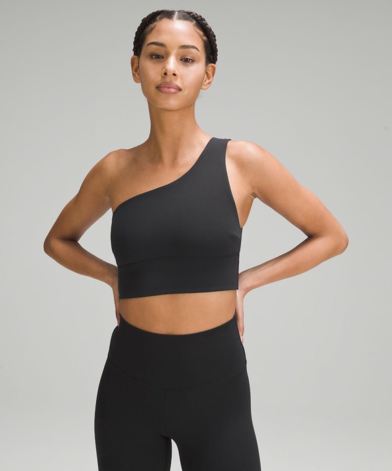 Lululemon Align™ Asymmetrical Bra *Light Support, C / D Cup Black Online Outlet Sale
