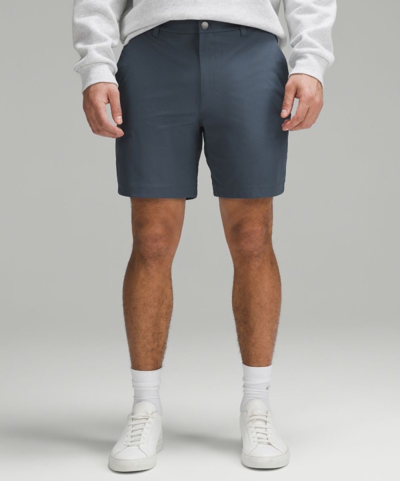 Lululemon ABC Classic-Fit Short 7" *Warpstreme Iron Blue Online Outlet Sale