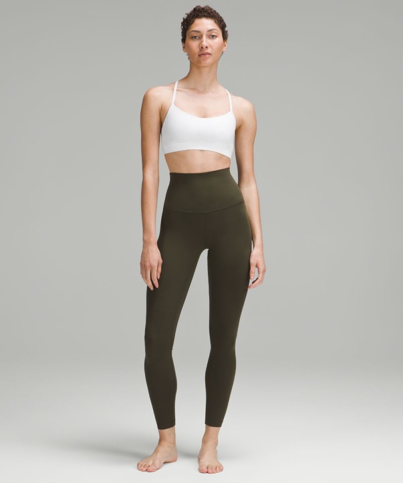 Lululemon Flow Y Bra Nulu *Light Support, A–C Cups White Online Outlet Sale