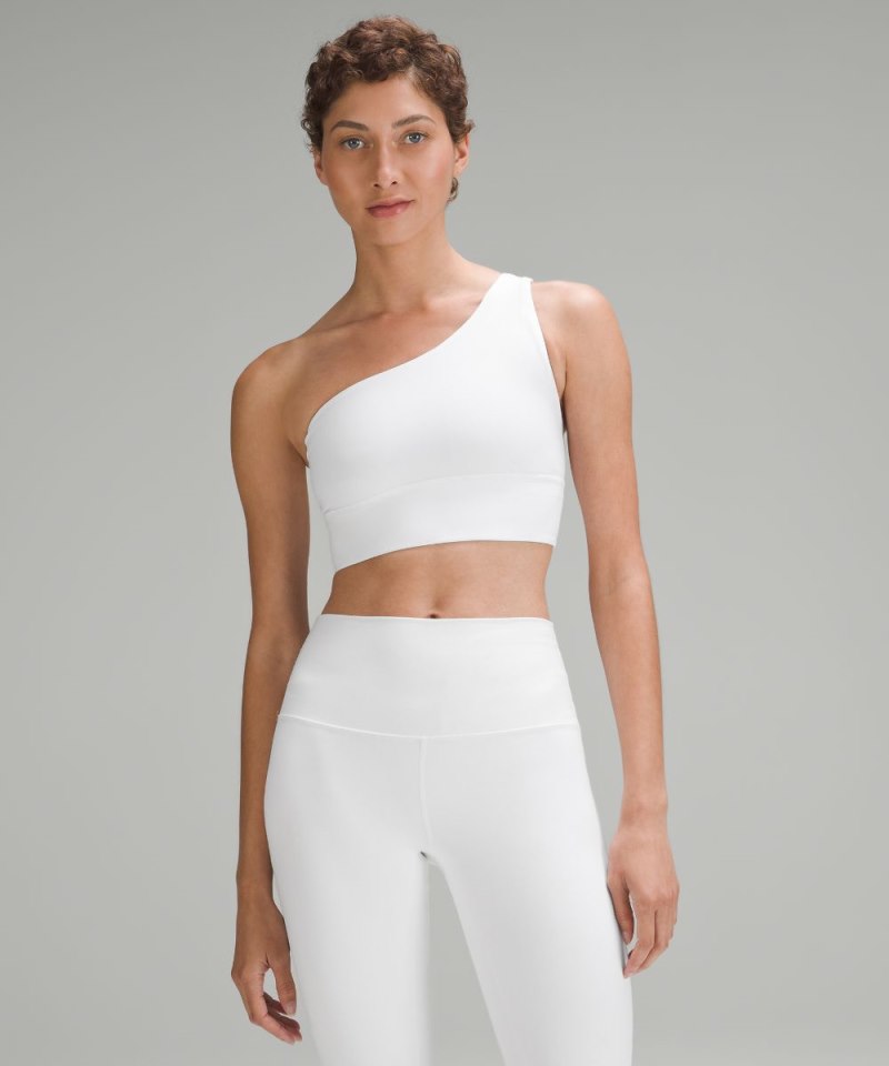 Lululemon Align™ Asymmetrical Bra *Light Support, A / B Cup White Online Outlet Sale
