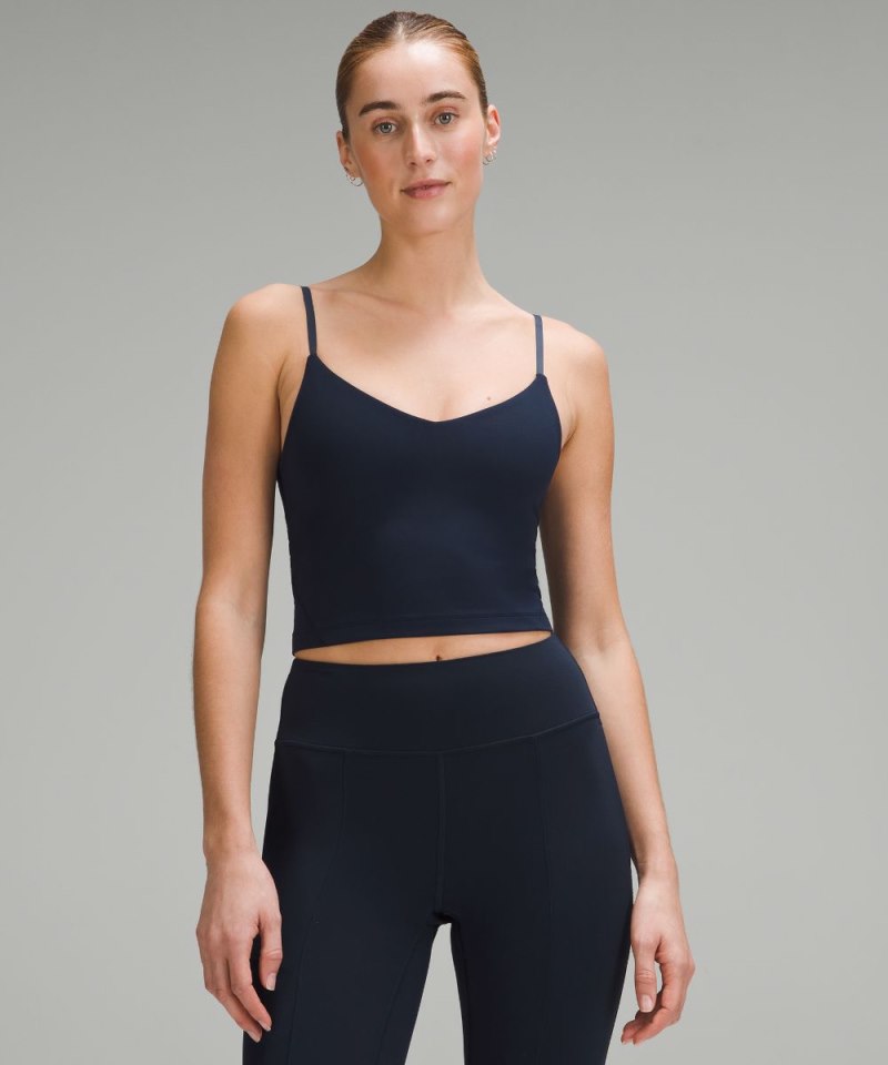 Lululemon Align™ Cropped Cami Tank Top *A / B Cup True Navy Online Outlet Sale