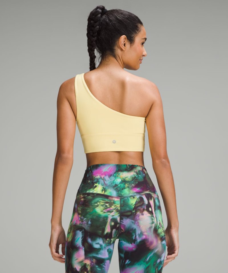 Lululemon Align™ Asymmetrical Bra Light Support, A / B Cup *Pride Swirl Yellow Online Outlet Sale
