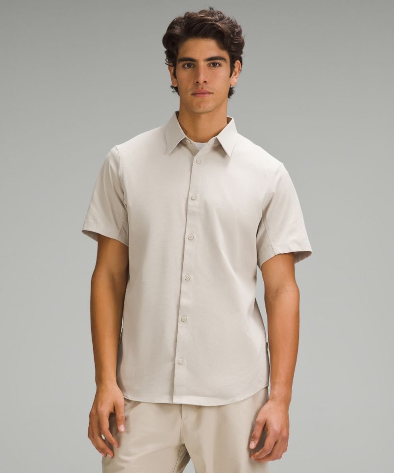 Lululemon Airing Easy Short-Sleeve Shirt Mojave Tan Online Outlet Sale