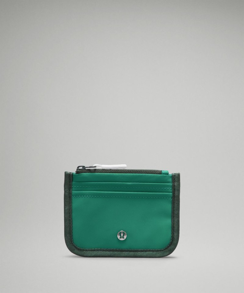Lululemon True Identity Card Case Cascadia Green / Legacy Green / White Online Outlet Sale