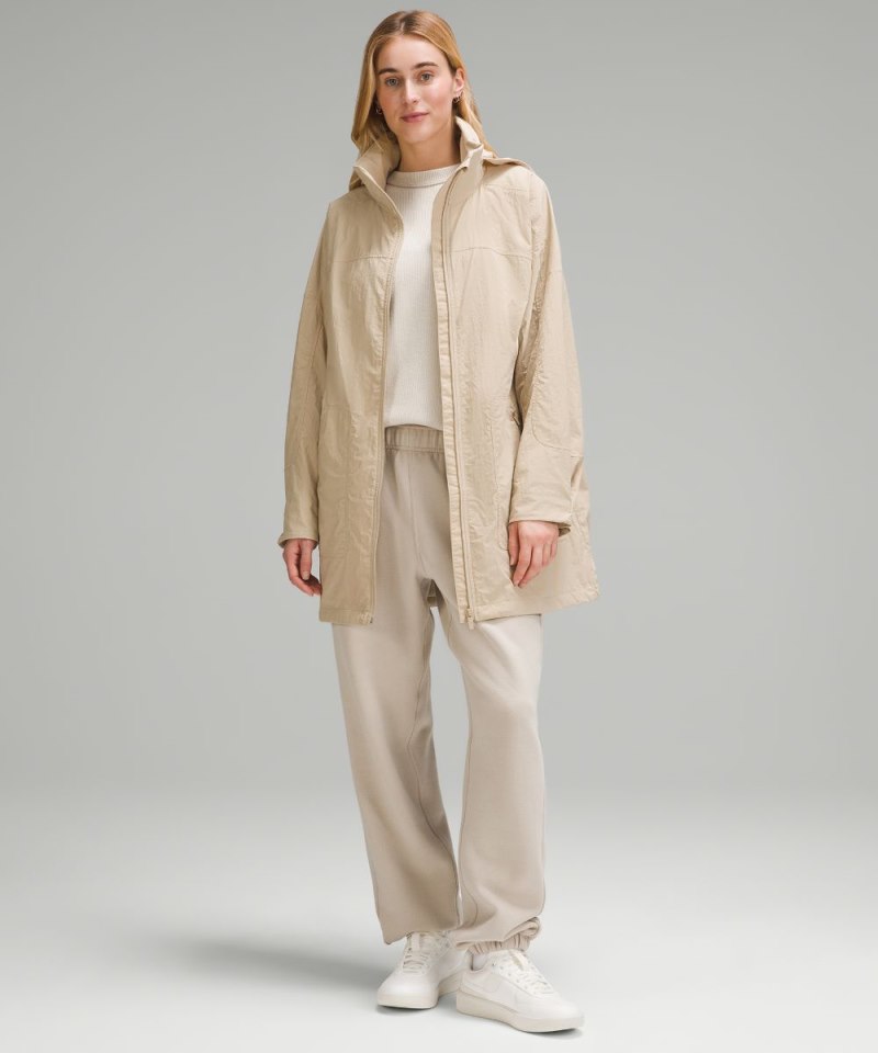 Lululemon Hooded Mid-Length Utility Jacket Trench Online Outlet Sale