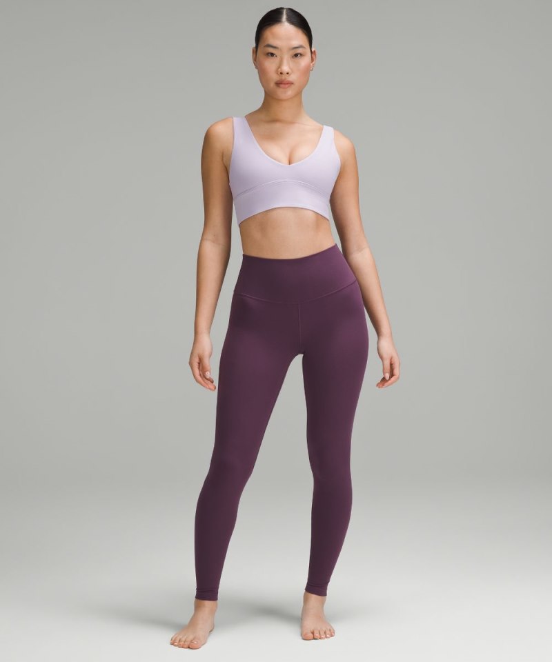 Lululemon Align™ V-Neck Bra *Light Support, A / B Cup Lilac Ether Online Outlet Sale