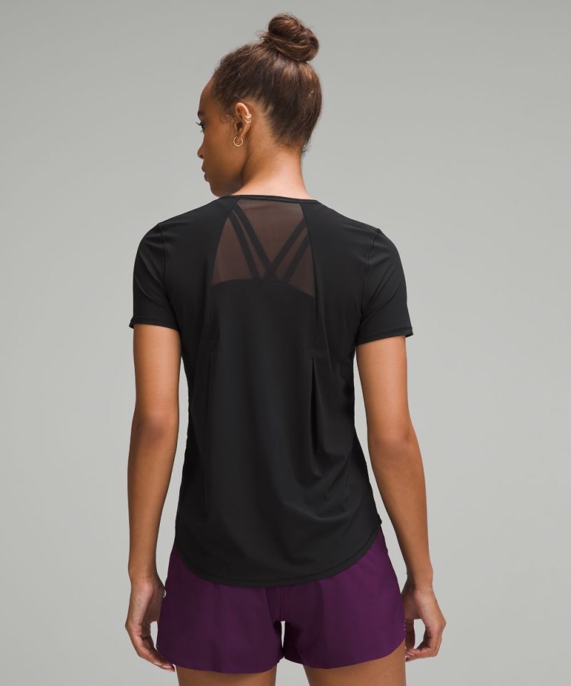 Lululemon Sculpt Short-Sleeve Shirt Black Online Outlet Sale