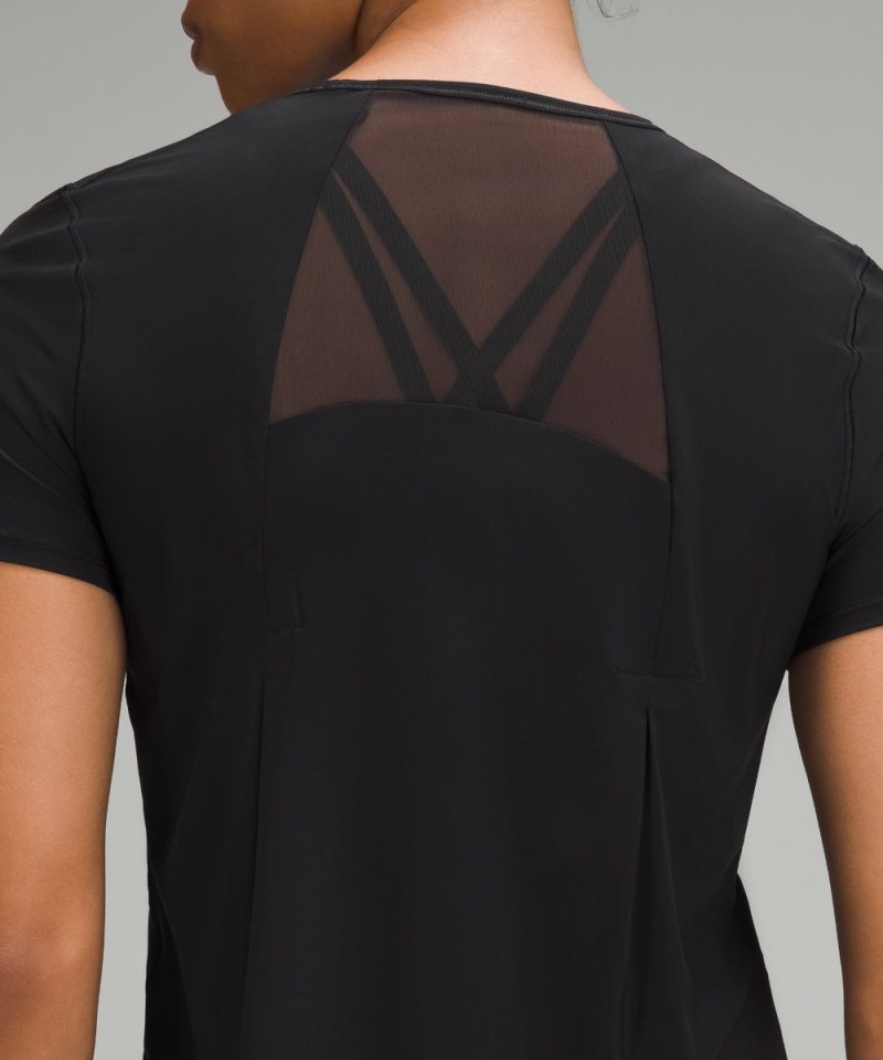 Lululemon Sculpt Short-Sleeve Shirt Black Online Outlet Sale