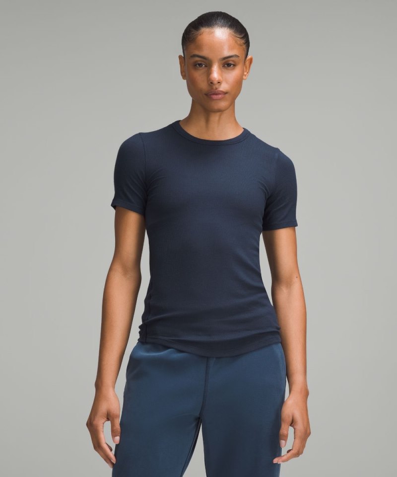 Lululemon Hold Tight Short-Sleeve Shirt True Navy Online Outlet Sale