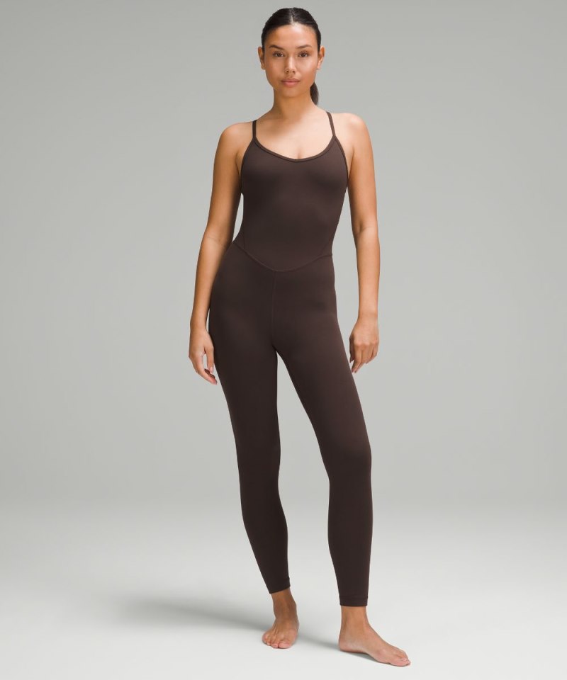Lululemon Align™ Cross-Back Bodysuit 25" Espresso (not available) Online Outlet Sale