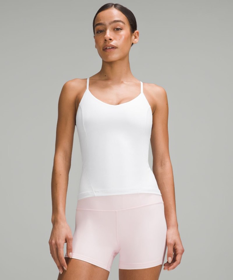 Lululemon Align™ Waist-Length Cami Tank Top *C / D Cup White Online Outlet Sale