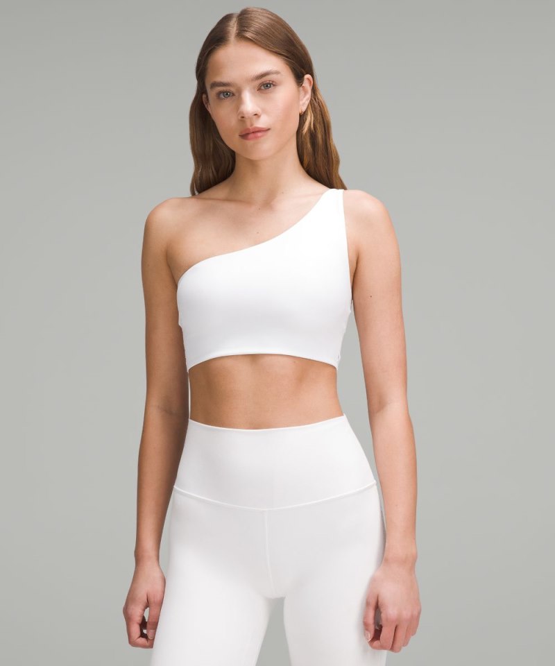 Lululemon Bend This One-Shoulder Bra *Light Support, A-C Cups White Online Outlet Sale