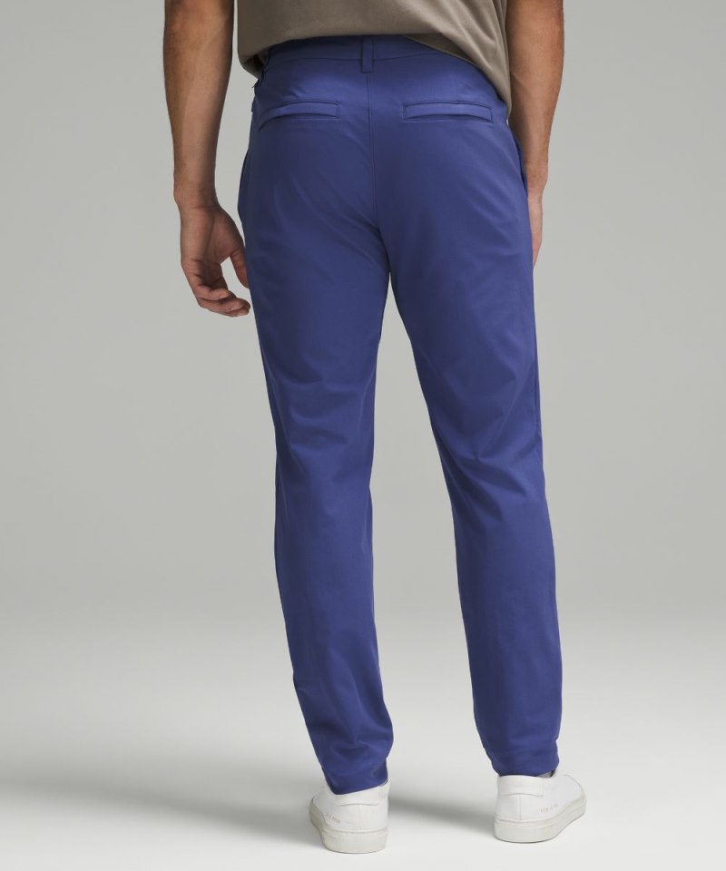 Lululemon ABC Slim-Fit Trouser 37"L *Warpstreme Gatsby Blue Online Outlet Sale