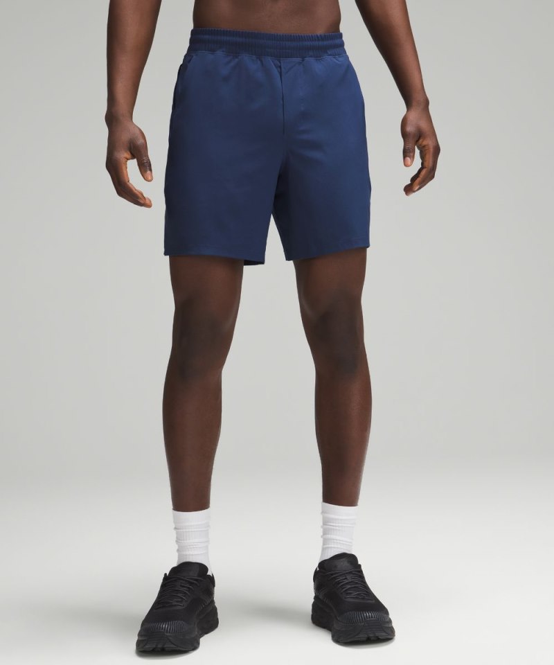 Lululemon Pace Breaker Linerless Short 7" Night Sea Online Outlet Sale