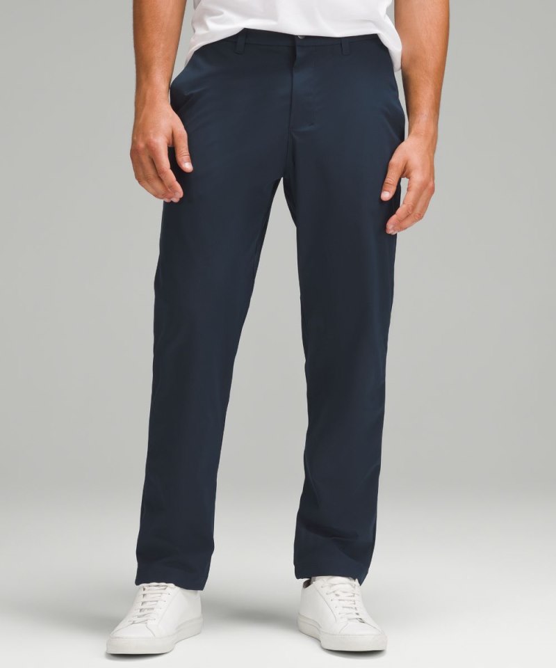 Lululemon ABC Relaxed-Fit Trouser 34"L *Warpstreme True Navy Online Outlet Sale