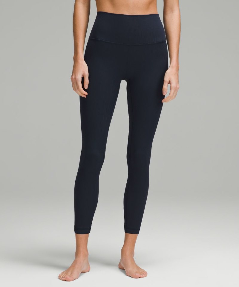Lululemon Align™ High-Rise Ribbed Pant 25" True Navy Online Outlet Sale