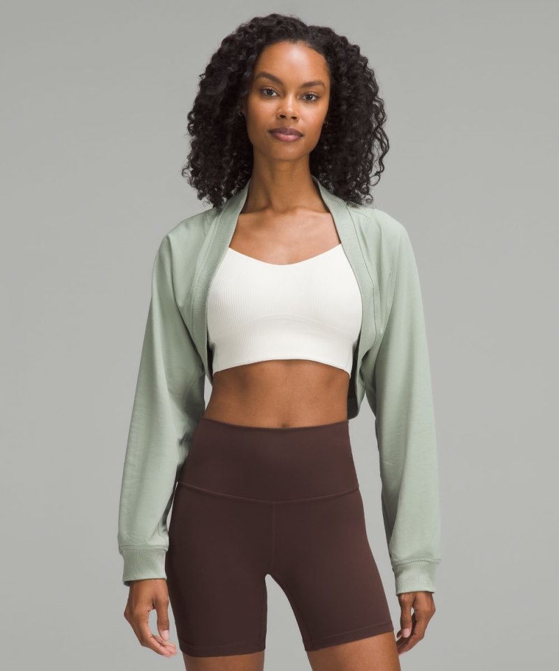 Lululemon French Terry Long-Sleeve Shrug Palm Court Online Outlet Sale