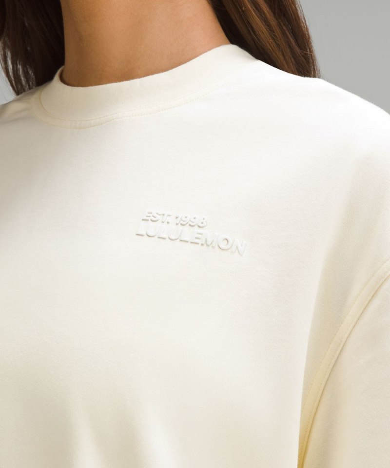 Lululemon Brushed Heavyweight Cotton Crewneck T-Shirt Sundance Online Outlet Sale