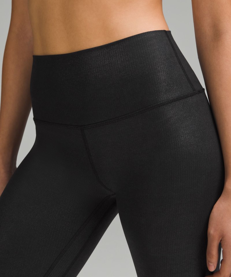 Lululemon Align™ Ribbed High-Rise Pant 28" *Shine Black Online Outlet Sale
