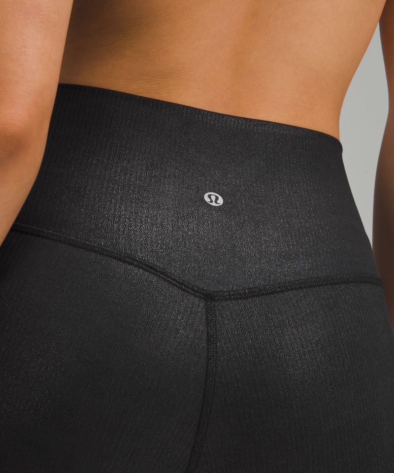 Lululemon Align™ Ribbed High-Rise Pant 28" *Shine Black Online Outlet Sale