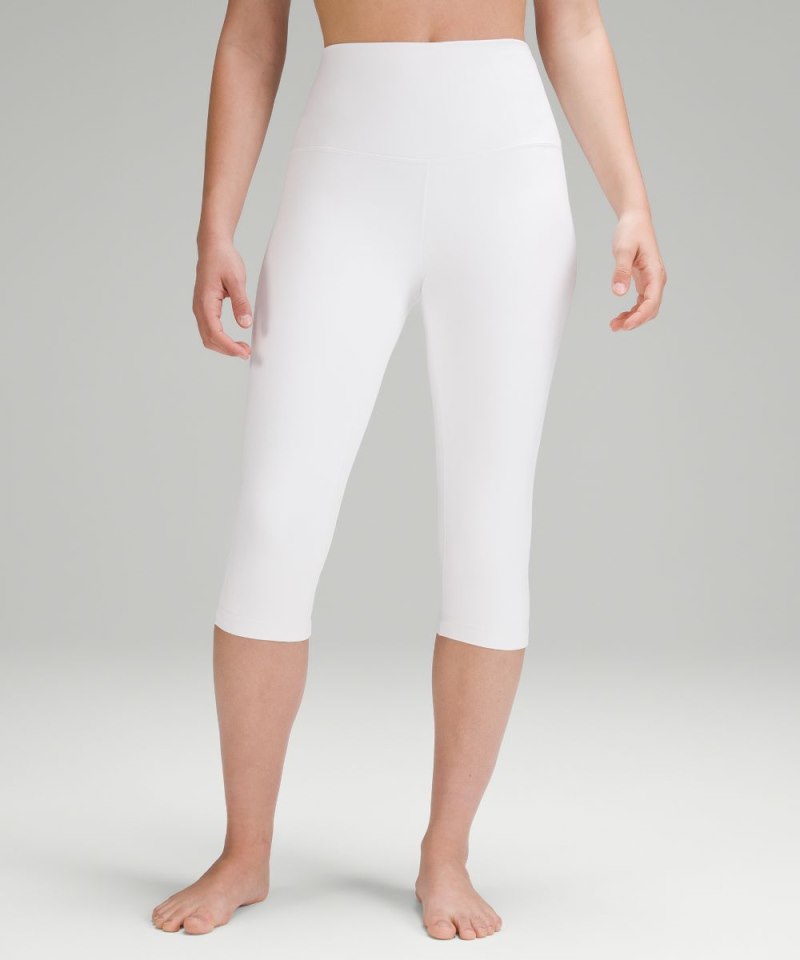 Lululemon Align™ High-Rise Crop 17" White Online Outlet Sale