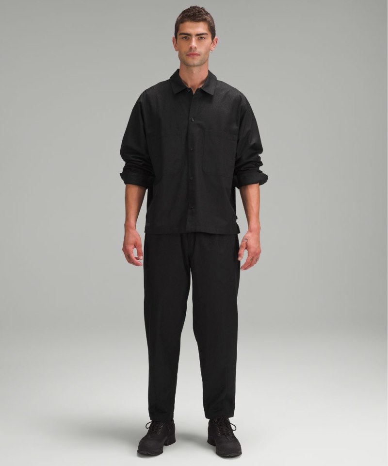 Lululemon lab Jacquard Relaxed-Tapered Pant 27"L Leopardo Jacquard Med Black Online Outlet Sale