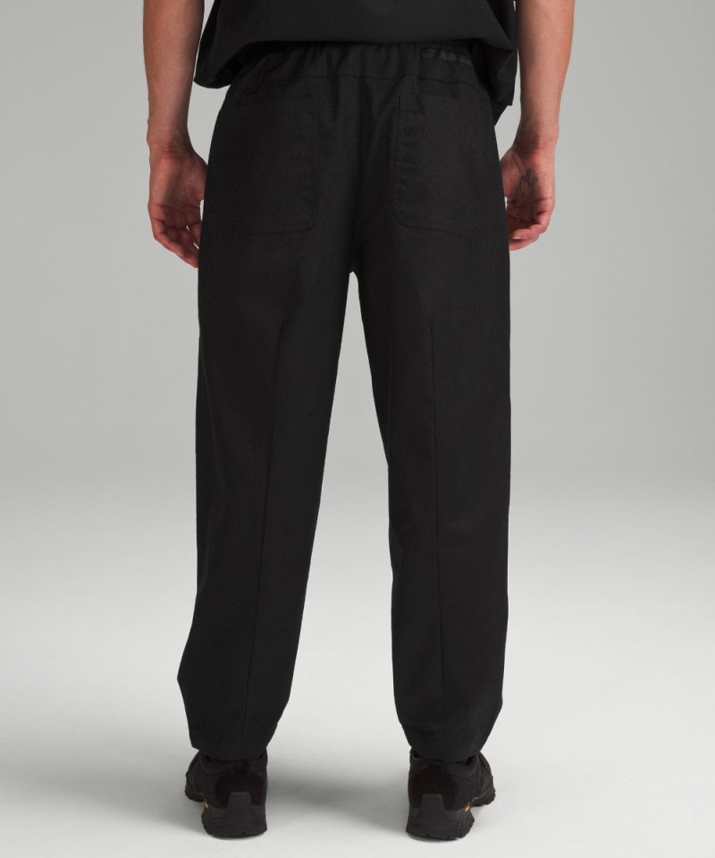 Lululemon lab Jacquard Relaxed-Tapered Pant 27"L Leopardo Jacquard Med Black Online Outlet Sale