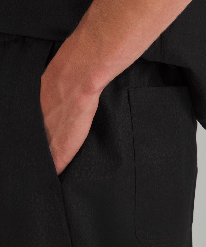 Lululemon lab Jacquard Relaxed-Tapered Pant 27"L Leopardo Jacquard Med Black Online Outlet Sale