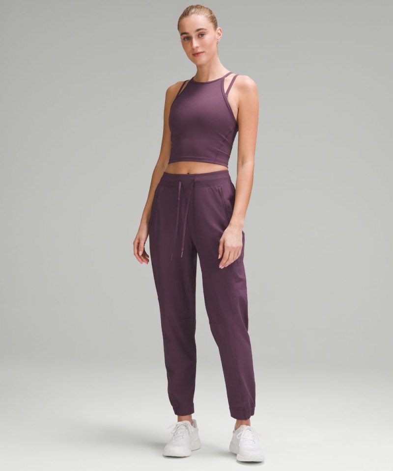 Lululemon Wunder Train High-Neck Cross-Back Tank Top Grape Thistle Online Outlet Sale