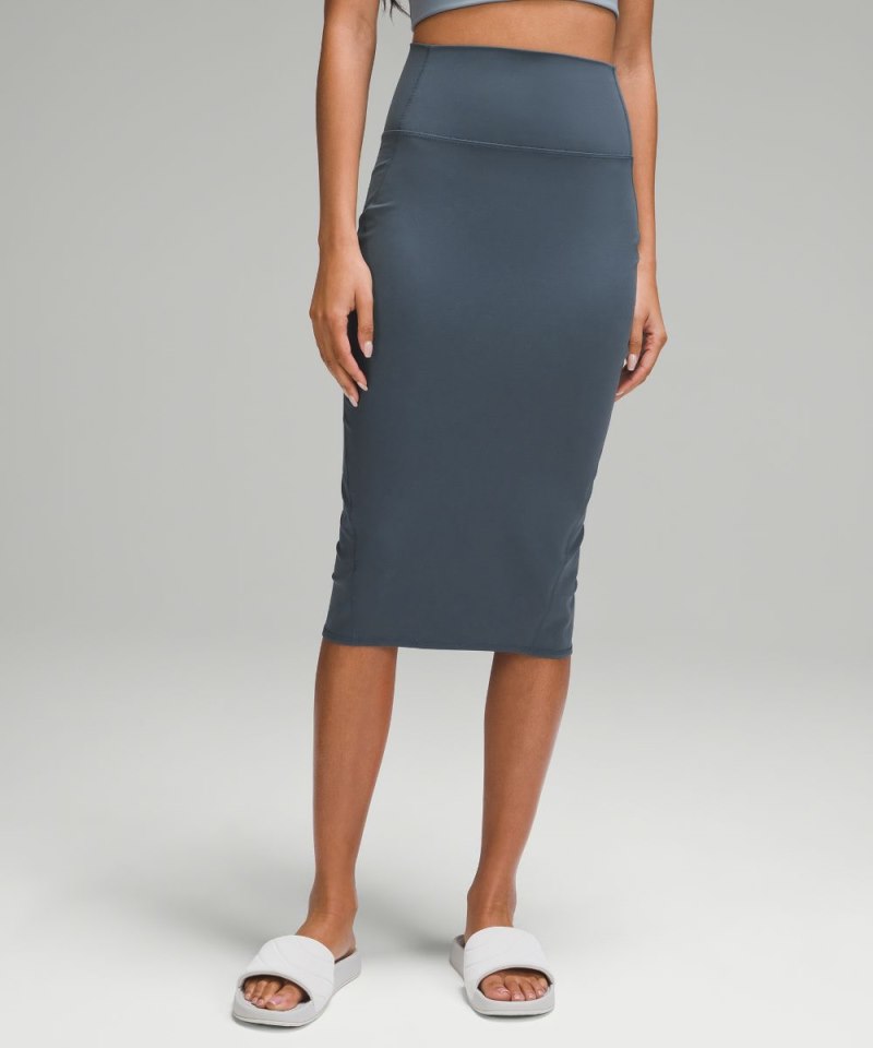 Lululemon Nulu Slim-Fit High-Rise Skirt Iron Blue Online Outlet Sale