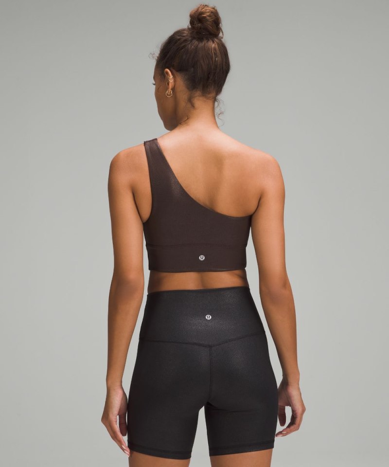 Lululemon Align™ Asymmetrical Ribbed Bra *Light Support A / B Cup Shine Espresso (not available) Online Outlet Sale