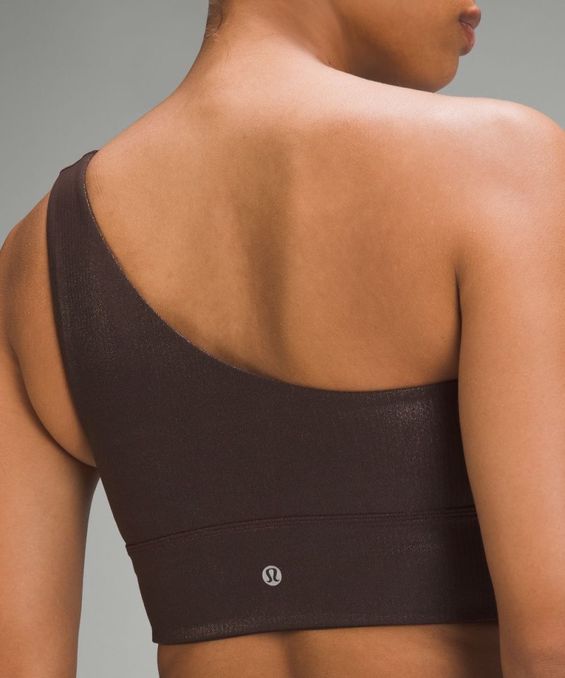 Lululemon Align™ Asymmetrical Ribbed Bra *Light Support A / B Cup Shine Espresso (not available) Online Outlet Sale