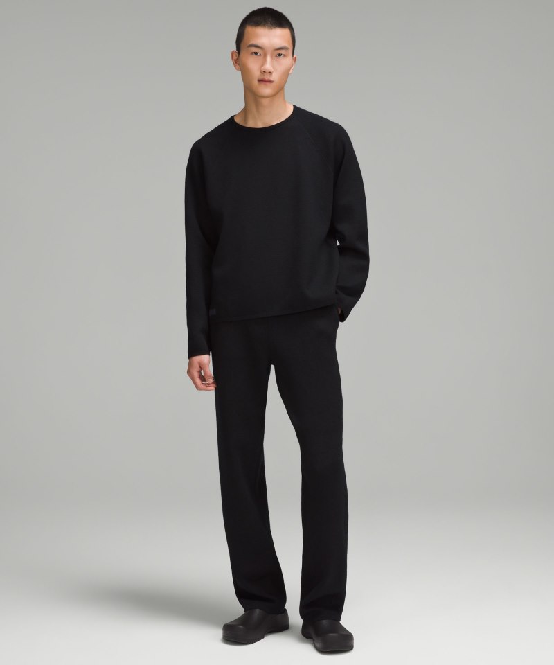 Lululemon lab Merino Wool-Knit Slouch Pant Classic Navy Online Outlet Sale