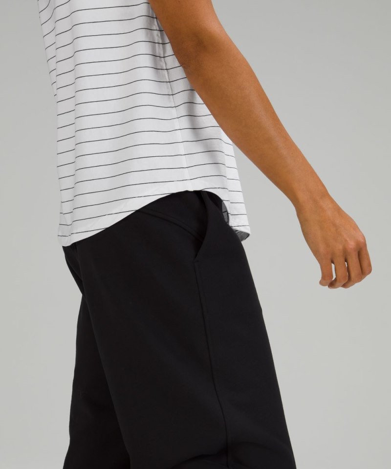 Lululemon Love Tank Top Short Serve Stripe White Black Online Outlet Sale