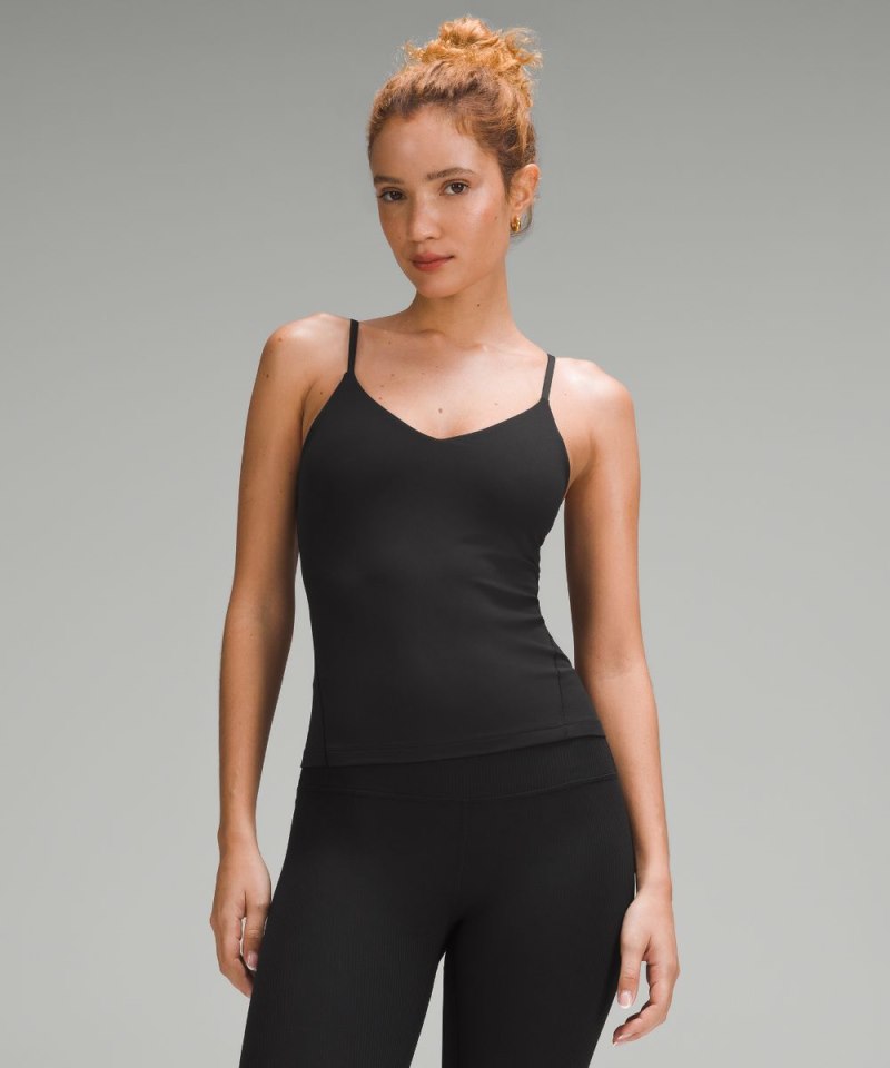 Lululemon Align™ Waist-Length Cami Tank Top *A / B Cup Black Online Outlet Sale