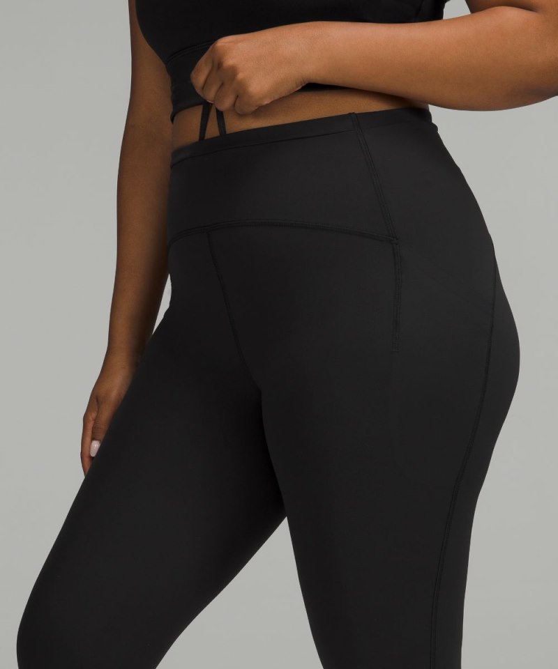 Lululemon Swift Speed High-Rise Crop 21" Black Online Outlet Sale