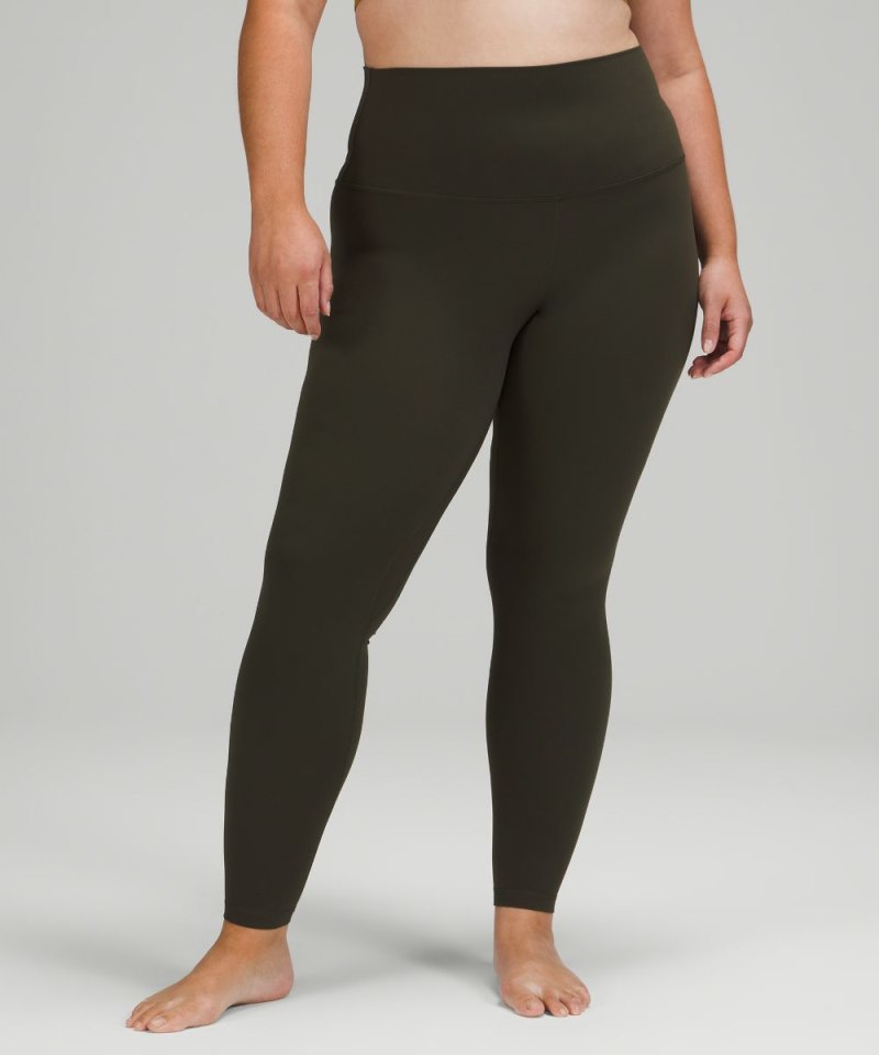 Lululemon Align™ Super-High-Rise Pant 28" Dark Olive Online Outlet Sale