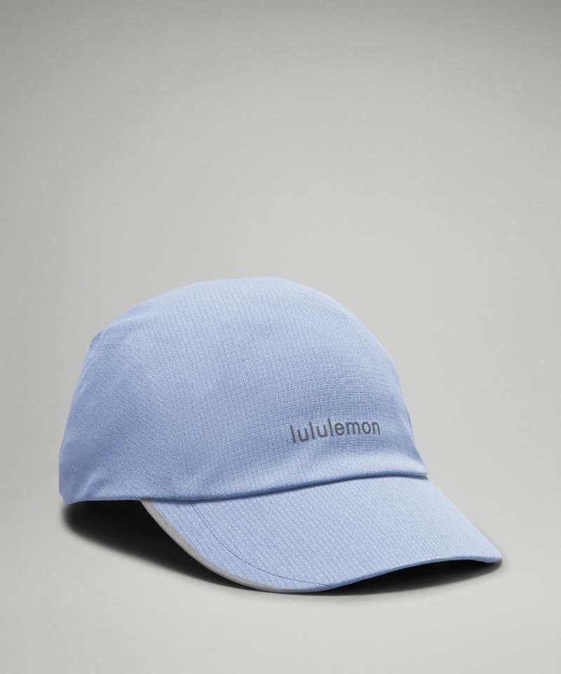 Lululemon Fast and Free Running Hat *WovenAir Wordmark Oasis Blue Online Outlet Sale