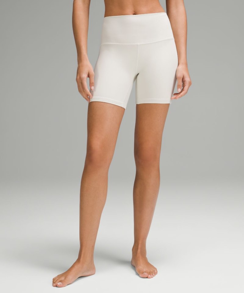 Lululemon Align™ High-Rise Short 6" Bone Online Outlet Sale