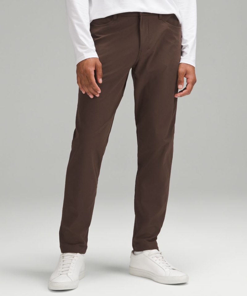 Lululemon ABC Slim-Fit 5 Pocket Pant 30"L *Warpstreme Dark Coffee Online Outlet Sale