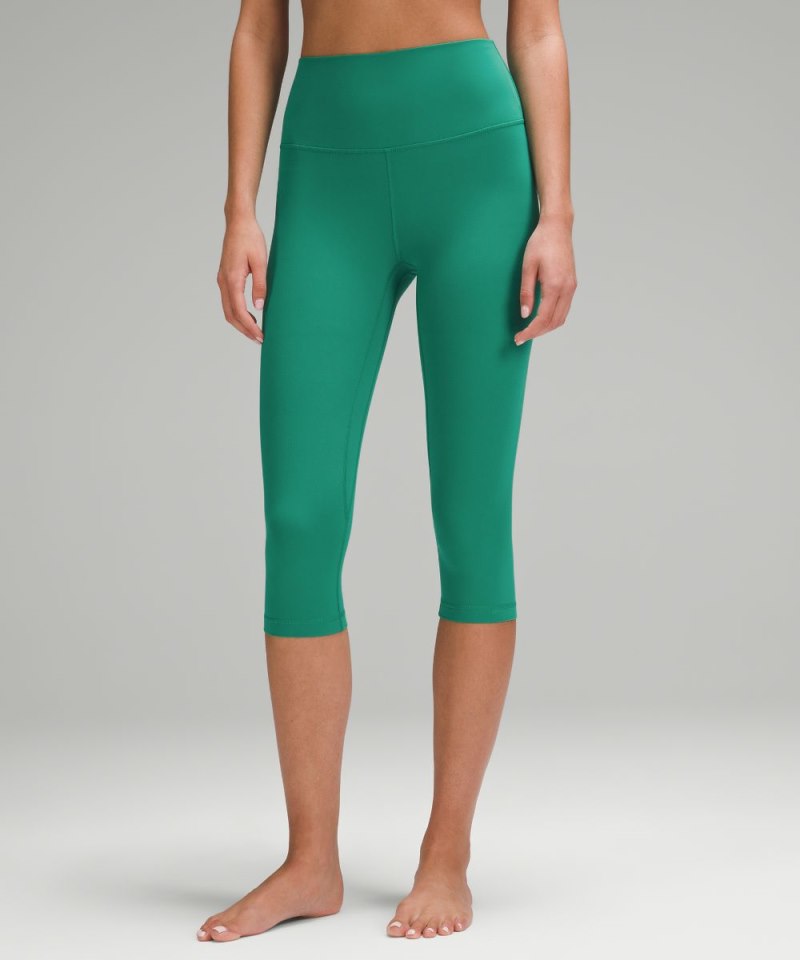 Lululemon Align™ High-Rise Crop 17" Cascadia Green Online Outlet Sale