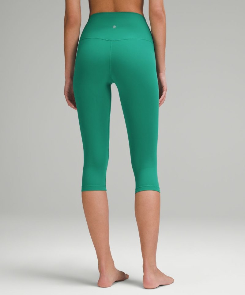 Lululemon Align™ High-Rise Crop 17" Cascadia Green Online Outlet Sale