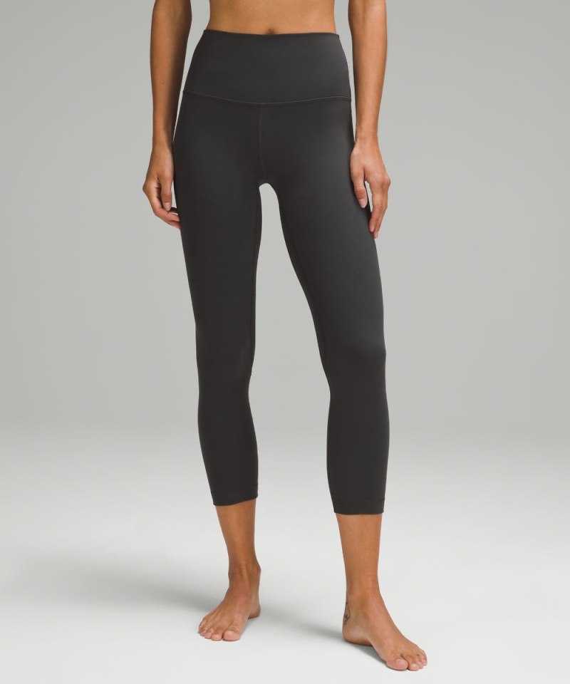 Lululemon Align™ High-Rise Crop 23" Graphite Grey Online Outlet Sale