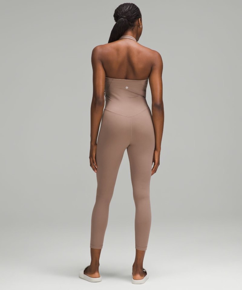 Lululemon Align™ Halter Bodysuit 25" Taupetastic Online Outlet Sale