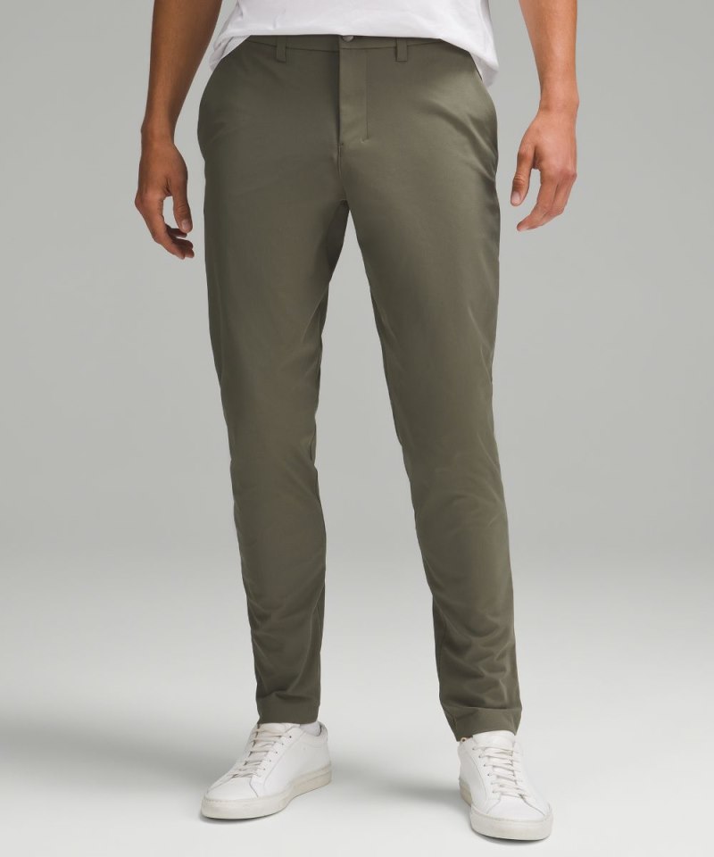 Lululemon ABC Slim-Fit Trouser 32"L *Warpstreme Army Green Online Outlet Sale