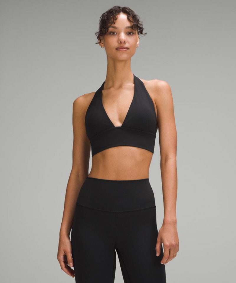 Lululemon Align™ Halter Bra *Light Support, C / D Cup Black Online Outlet Sale